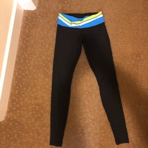 Lululemon Wunder unders w/ cute waistband detail
